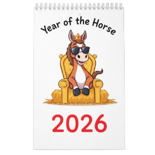 Happy Horse Calendar 2026