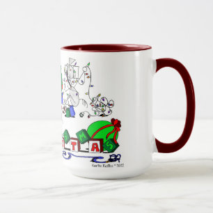 Happy Horse Farms Christmas Cartoon Mug