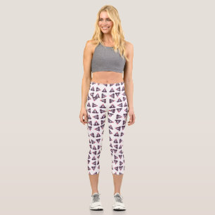 Happy Hound Funny Cute Dog Pattern Capri Leggings