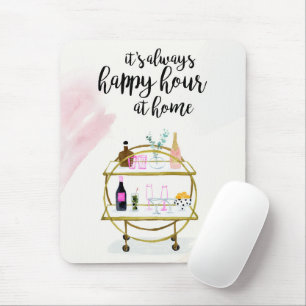 Happy Hour at Home I Mouse Mat