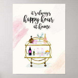 Happy Hour at Home I Poster