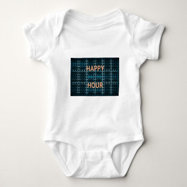 Happy Hour Baby Bodysuit (Front)