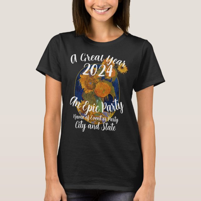 Happy Hour Bachelor Bachelorette Retirement 2024 T-Shirt (Front)