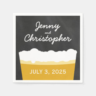 Happy Hour Brewery Craft Beer Party Napkins