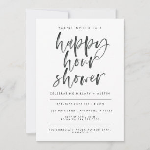 HAPPY HOUR BRIDAL SHOWER INVITATION