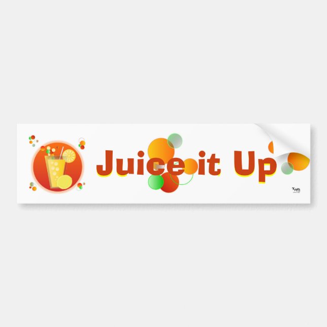 Happy Hour Bumper Sticker (Front)