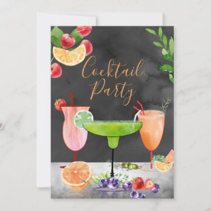Happy Hour Cocktail Party Invitation