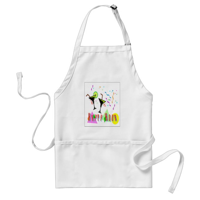 Happy Hour Confetti Standard Apron (Front)