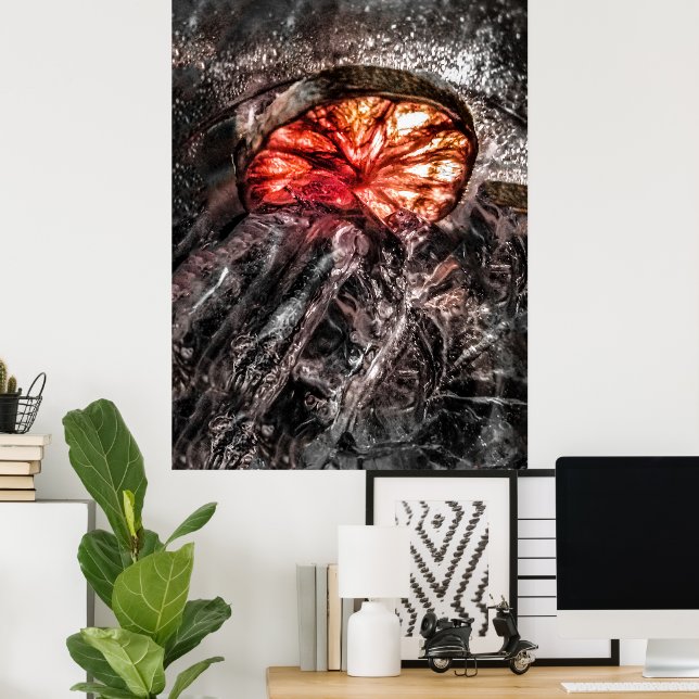 Happy Hour Drinking Party Motif Photo Poster (Home Office)