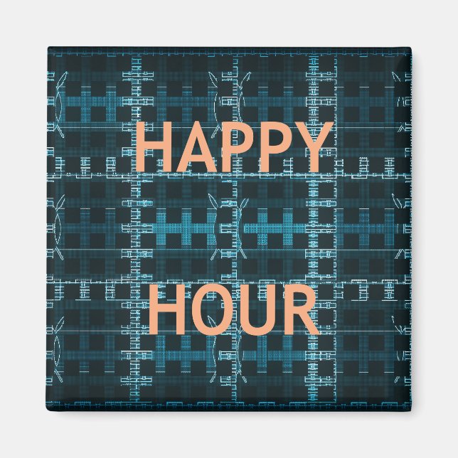Happy Hour Fridge Magnets (Front)
