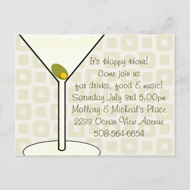 Happy Hour Invitation (Front)