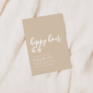 Happy Hour It Is Cocktail Party Invite