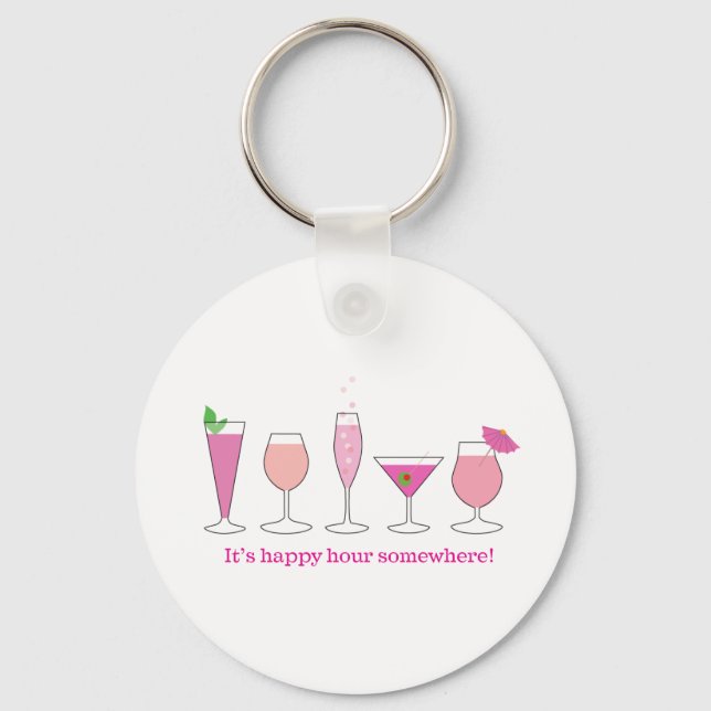 happy hour key ring (Front)