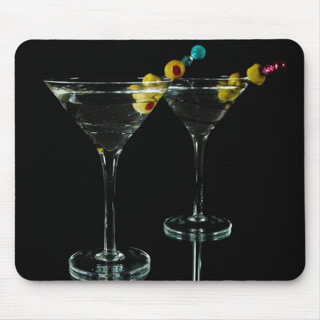 Happy Hour Martinis Mouse Mat (Front)