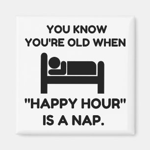 Happy Hour Nap Magnet