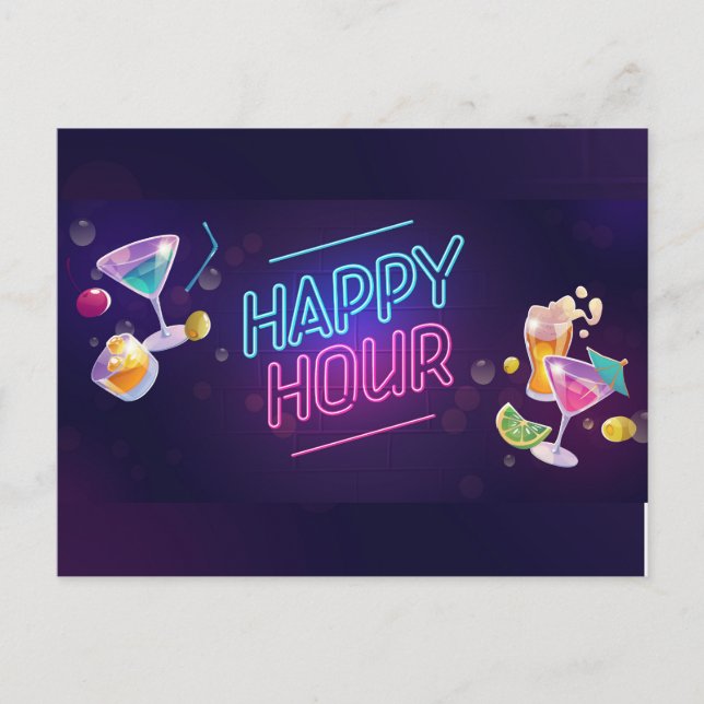 Happy Hour Postcard (Front)