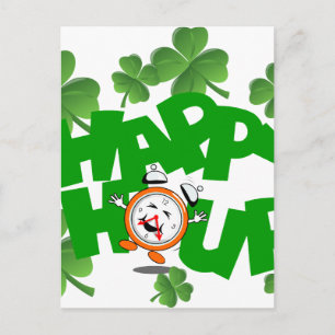 Happy hour postcard