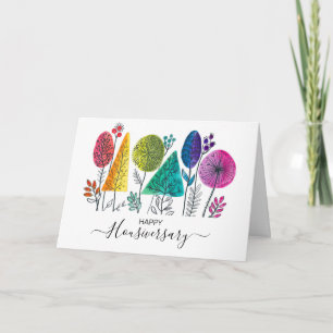 Happy house anniversary housiversary referral card