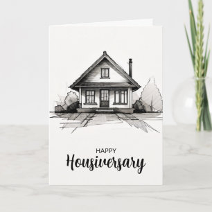 Happy house anniversary housiversary referral card
