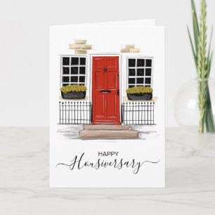 Happy house anniversary housiversary referral card