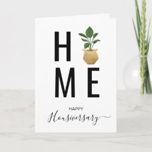 Happy house anniversary housiversary referral card