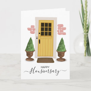 Happy house anniversary housiversary referral card