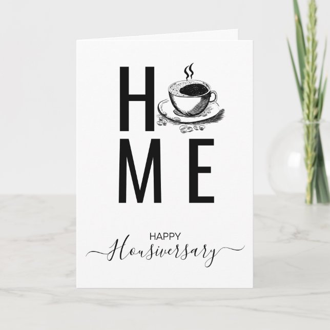 Happy house anniversary housiversary referral card (Front)
