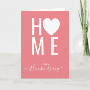 Happy house anniversary housiversary referral card