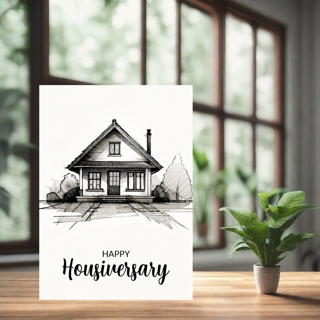 Happy house anniversary housiversary referral card (Creator Uploaded)