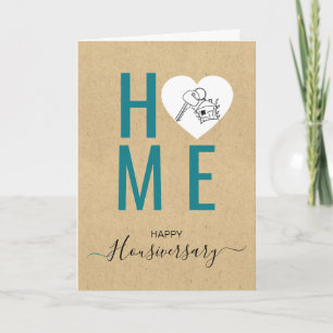 Happy house anniversary housiversary referral card
