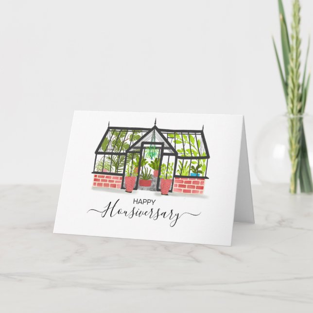 Happy house anniversary housiversary referral card (Front)