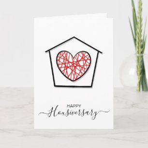 Happy house anniversary housiversary referral card