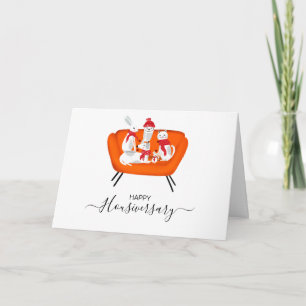 Happy house anniversary housiversary referral card