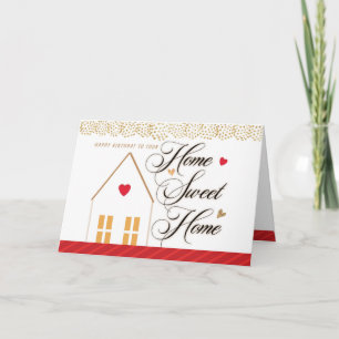 Happy House Birthday From Realtor Thank You Card