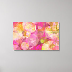 happy houses canvas print