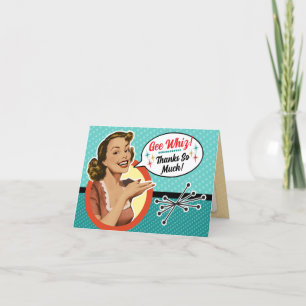 Happy Housewife Bridal Shower Thank You Cards