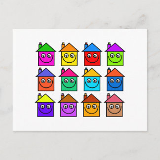 Happy Housing Community Moving Home Postcard