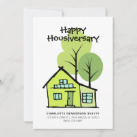 Happy Housiversary Modern Client Home Anniversary 