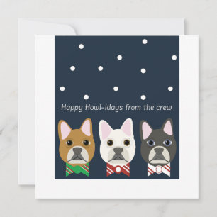 Happy Howl-idays from the crew Invitation