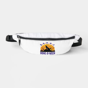 Happy Howl O Ween Howling Halloween Dog Essential Bum Bags