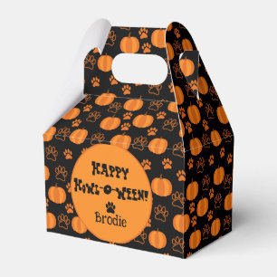 Happy Howl-O-Ween Personalised Dog Halloween Favour Box