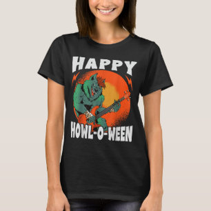 Happy Howl-O-Ween - Spooky Werewolf - Halloween T-Shirt
