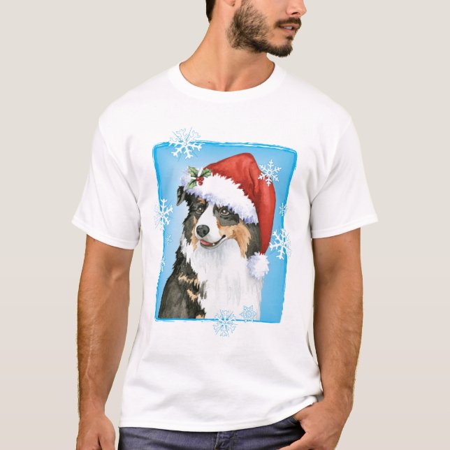 Happy Howliday Aussie T-Shirt (Front)