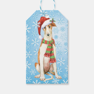 Happy Howliday Borzoi Gift Tags