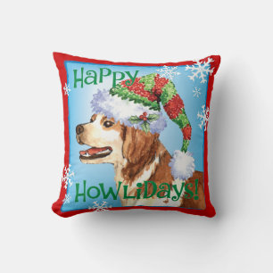 Happy Howliday Brittany Cushion