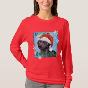 Happy Howliday Curly-Coated Retriever T-Shirt