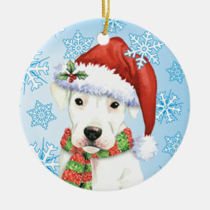 Happy Howliday Dogo Ceramic Tree Decoration