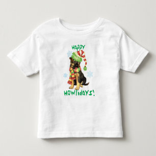Happy Howliday German Shepherd Toddler T-Shirt