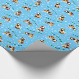 Happy Howliday Shar-Pei Wrapping Paper