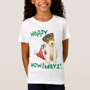 Happy Howliday Wire Fox Terrier T-Shirt